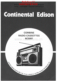 Continental-Edison-RC-5997-Service-Manual电路原理图.pdf