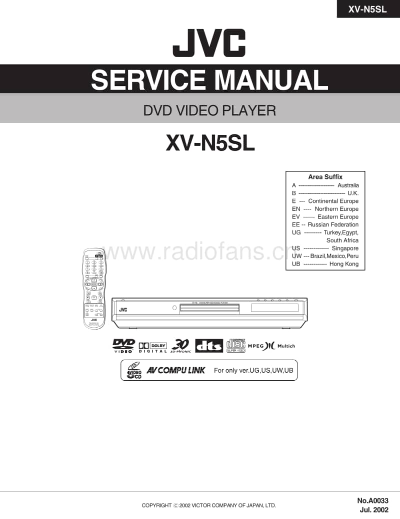 Jvc-XVN-5-SL-Service-Manual电路原理图.pdf_第1页