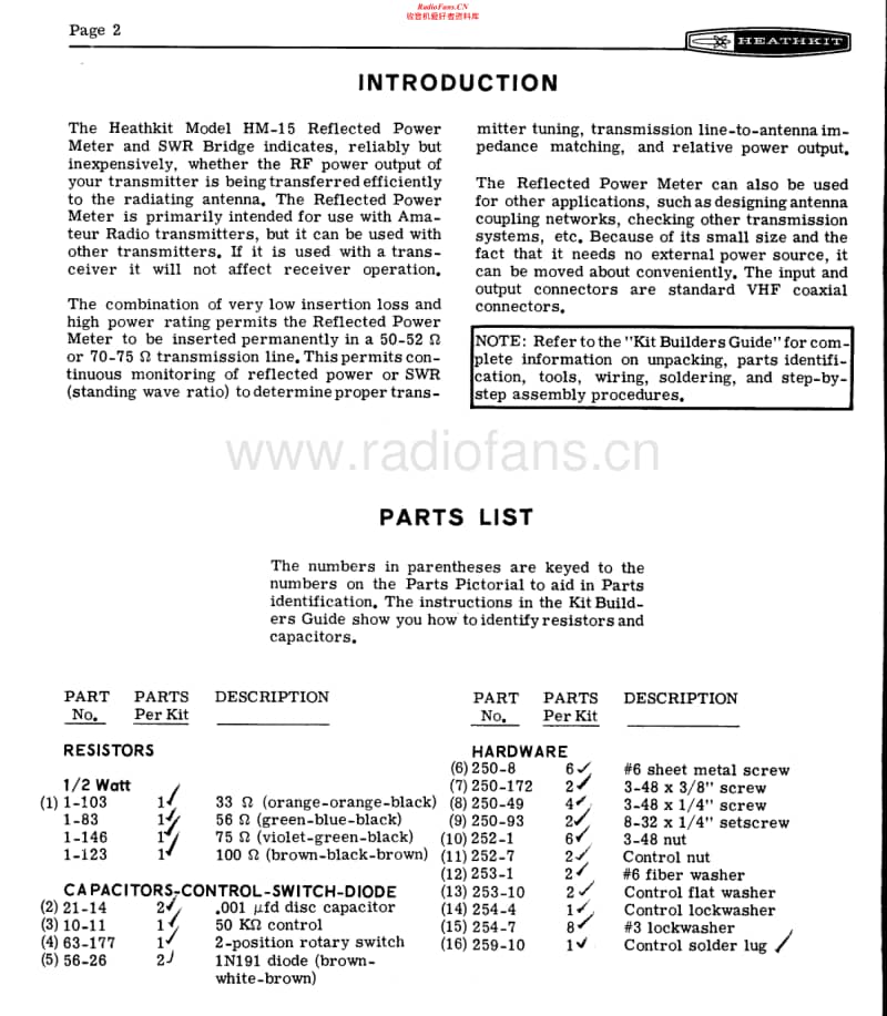 Heathkit-HM-15-Manual电路原理图.pdf_第2页