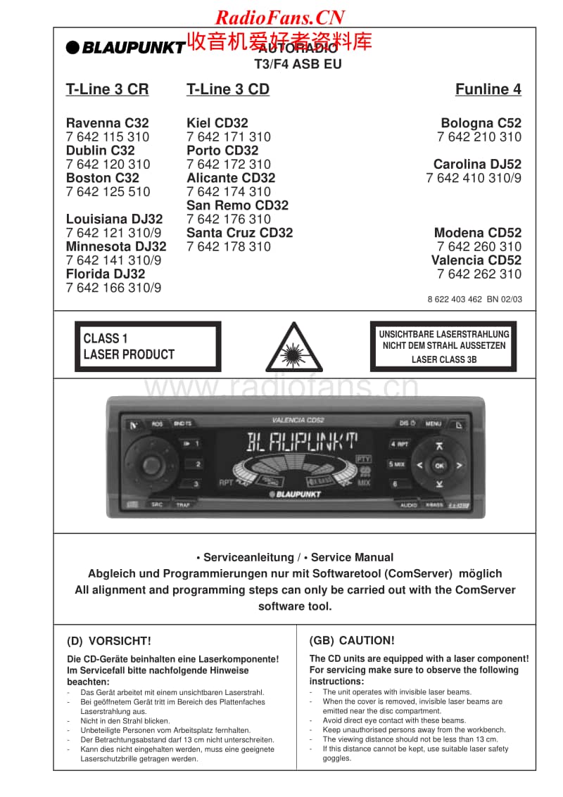 Blaupunkt-Modena-CD-52-Service-Manual电路原理图.pdf_第1页