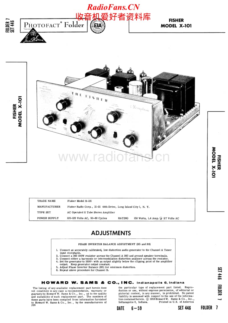Fisher-X-101-ST-Service-Manual电路原理图.pdf_第1页