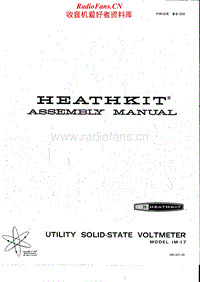 Heathkit-IM-17-Manual电路原理图.pdf