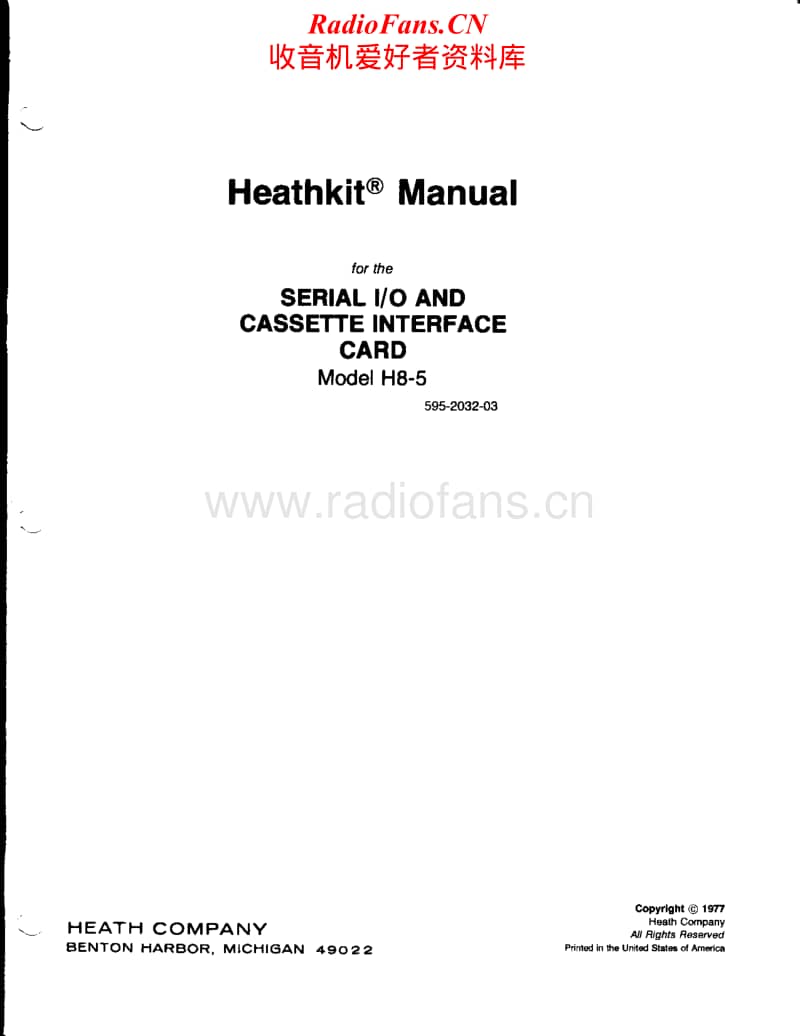 Heathkit-H-8-5-Manual电路原理图.pdf_第1页