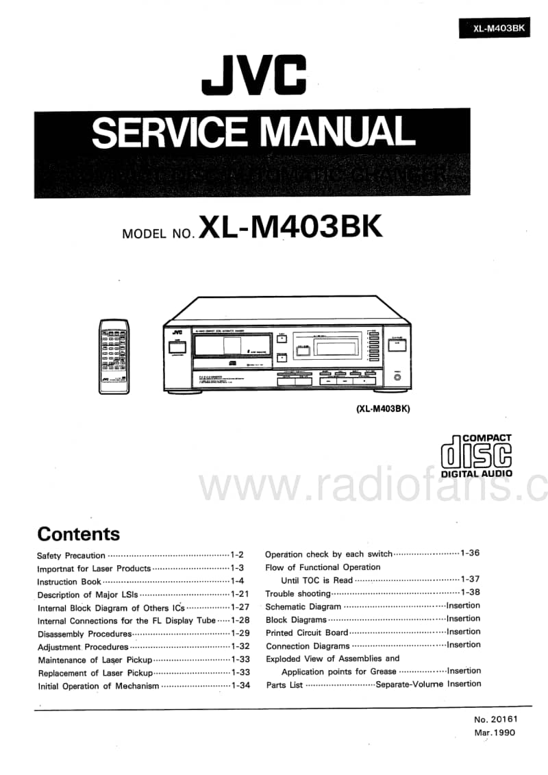 Jvc-XLM-403-BK-Service-Manual电路原理图.pdf_第1页