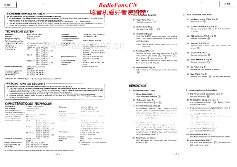 Hitachi-D-909-Service-Manual电路原理图.pdf_第2页