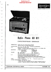 Continental-Edison-AR-611-Schematic电路原理图.pdf
