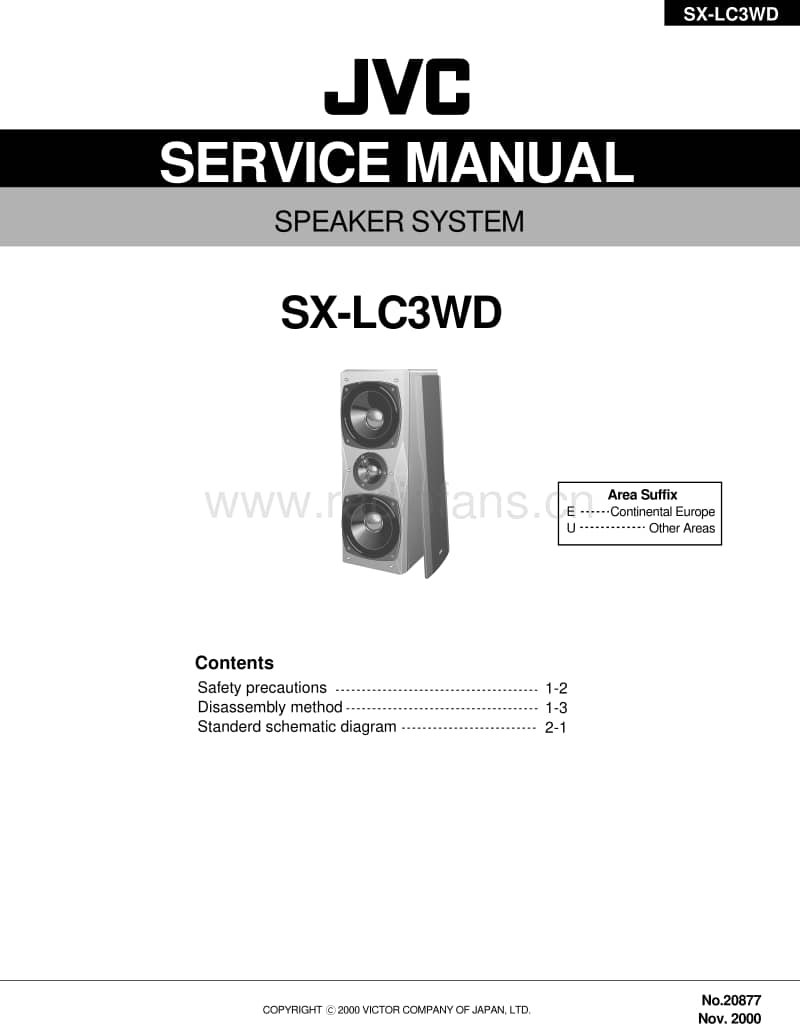 Jvc-SXLC-3-WD-Service-Manual电路原理图.pdf_第1页