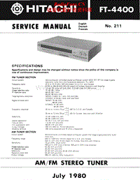 Hitachi-FT-4400-Service-Manual电路原理图.pdf