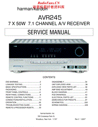 Harman-Kardon-AVR-245-Service-Manual电路原理图.pdf