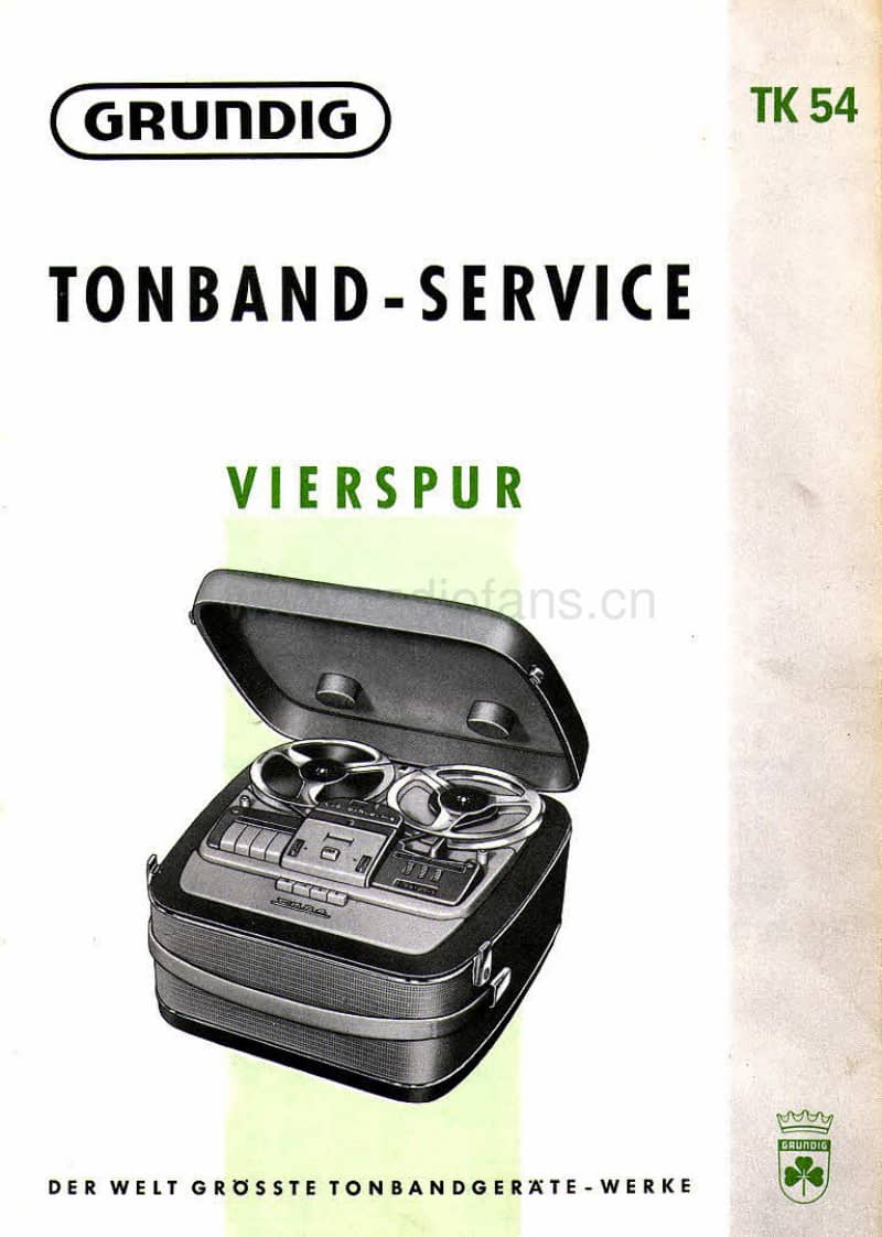 Grundig-TK-54-Service-Manual电路原理图.pdf_第1页