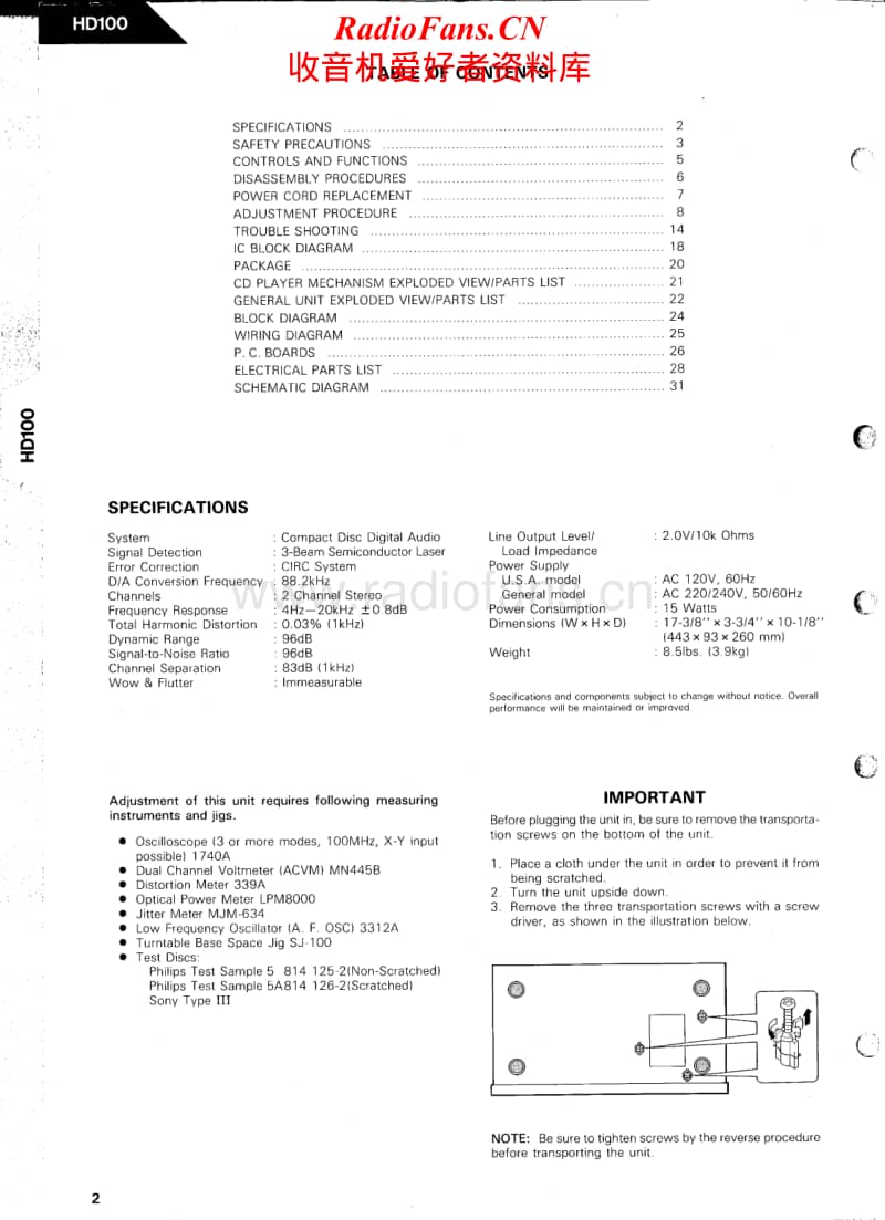 Harman-Kardon-HD-100-Service-Manual电路原理图.pdf_第2页