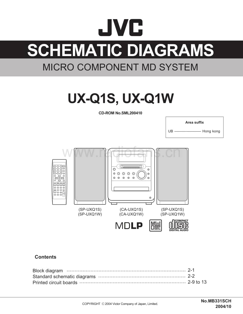 Jvc-UXQ-1-S-Schematic电路原理图.pdf_第1页