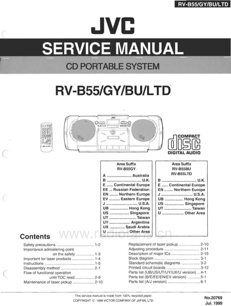 Jvc-RVB-55-Service-Manual电路原理图.pdf_第1页
