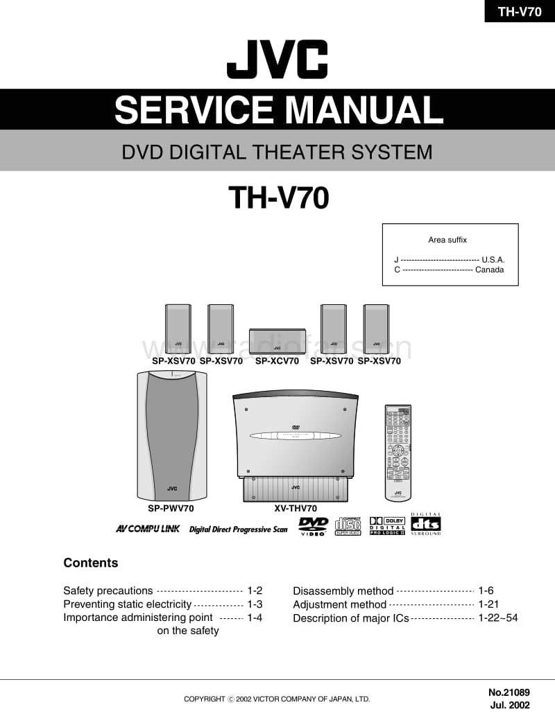 Jvc-THV-70-Service-Manual-2电路原理图.pdf_第1页