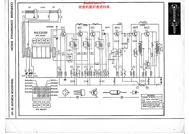 Continental-Edison-TR-147-Schematic电路原理图.pdf_第1页