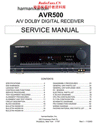 Harman-Kardon-AVR-500-Service-Manual电路原理图.pdf