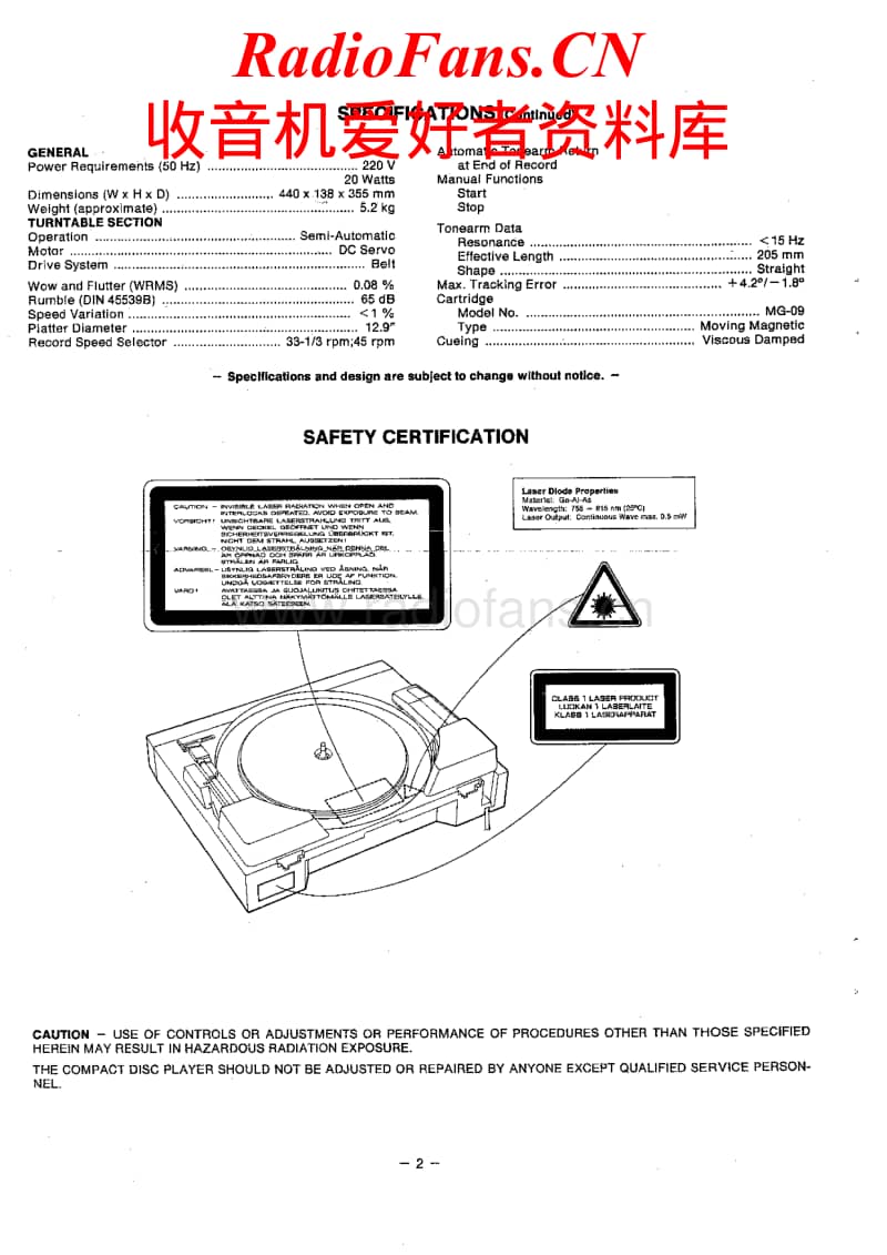Fisher-DAC-9025-Service-Manual电路原理图.pdf_第2页