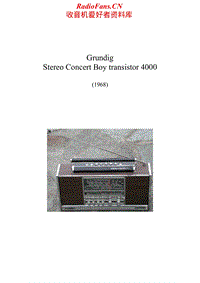 Grundig-Concert-Boy-4000-Schematic电路原理图.pdf