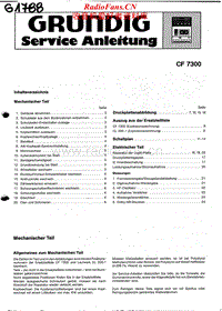 Grundig-CF-7300-Service-Manual电路原理图.pdf