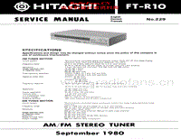 Hitachi-FTR-10-Service-Manual电路原理图.pdf