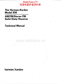 Harman-Kardon-930-Service-Manual电路原理图.pdf