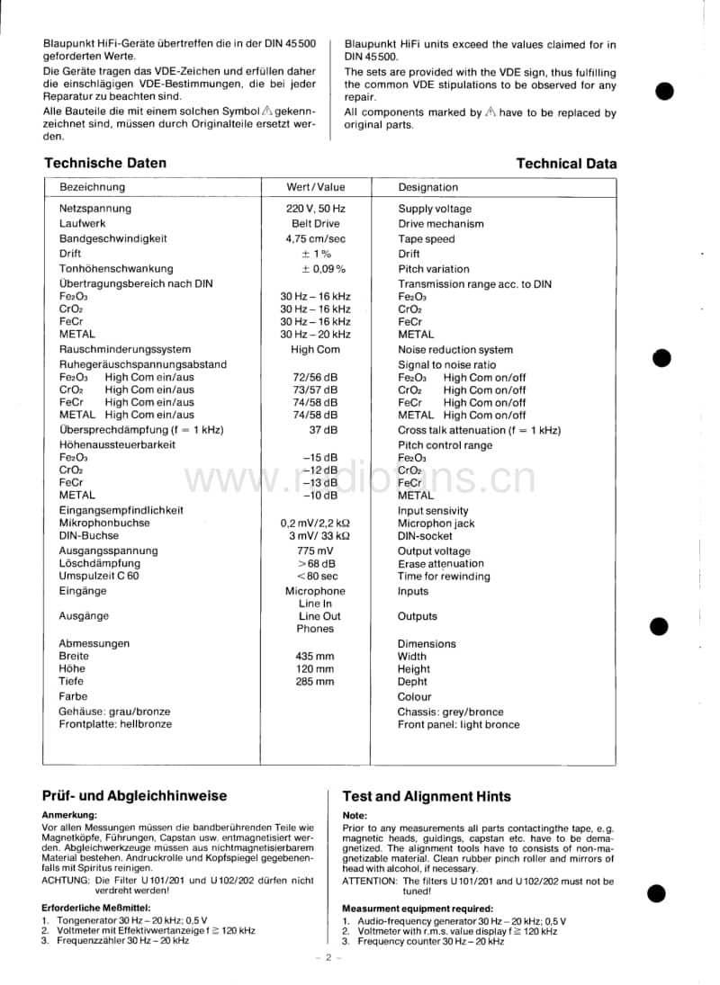 Blaupunkt-XC-240-Service-Manual电路原理图.pdf_第2页