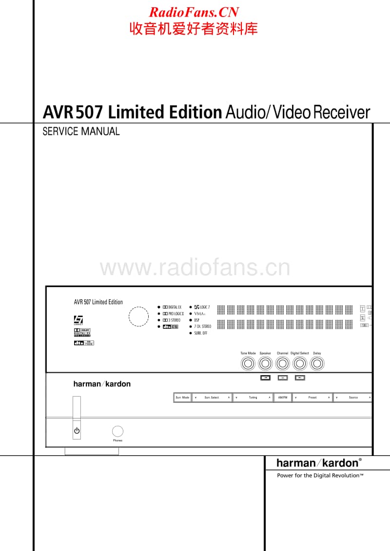 Harman-Kardon-AVR-507-230-Service-Manual电路原理图.pdf_第1页