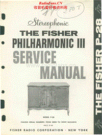 Fisher-PHILHARMONIC-3-P-28-Service-Manual电路原理图.pdf