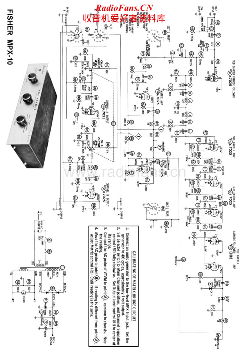 Fisher-MPX-10-Schematic电路原理图.pdf_第1页