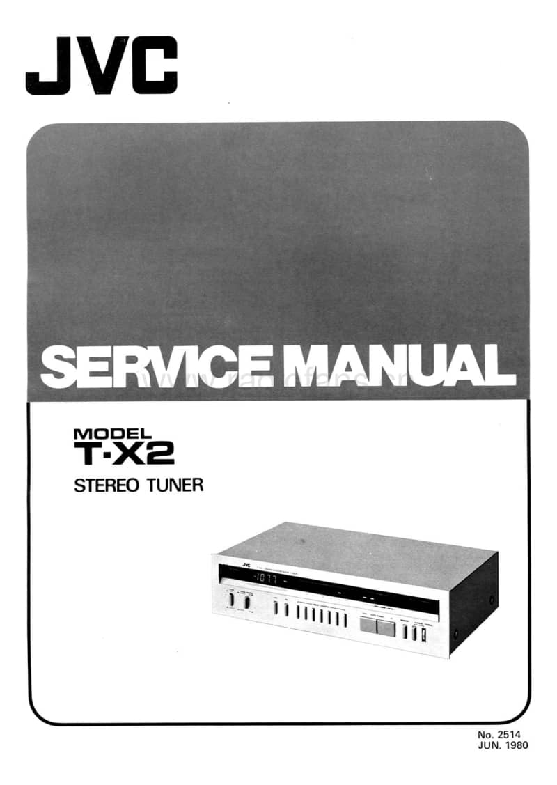 Jvc-TX-2-Service-Manual电路原理图.pdf_第1页