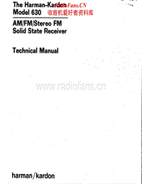 Harman-Kardon-630-Service-Manual电路原理图.pdf