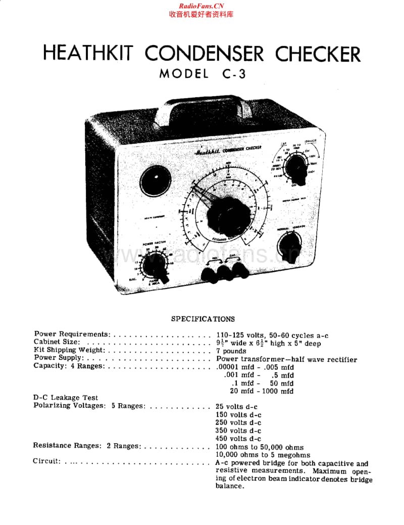 Heathkit-C-3-Service-Manual电路原理图.pdf_第1页