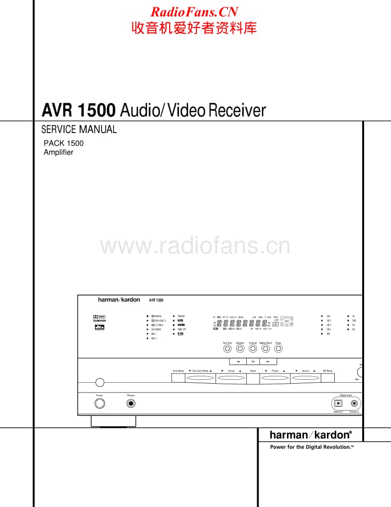 Harman-Kardon-AVR-1500-Service-Manual电路原理图.pdf_第1页