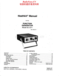 Heathkit-IG-1271-Manual电路原理图.pdf