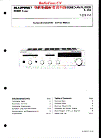 Blaupunkt-A-110-Service-Manual电路原理图.pdf
