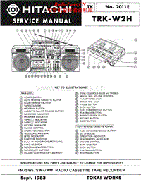Hitachi-TRKW-2-H-Service-Manual电路原理图.pdf