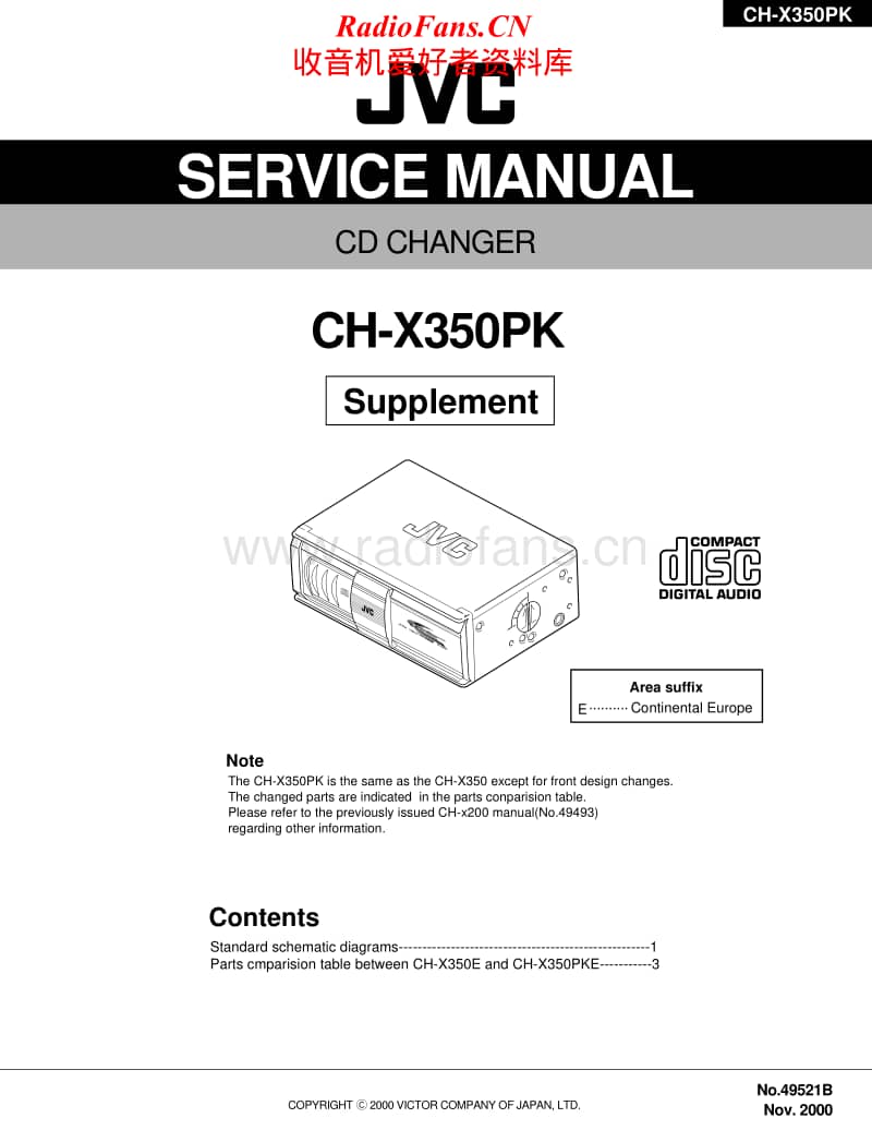 Jvc-CHX-350-PK-Service-Manual电路原理图.pdf_第1页