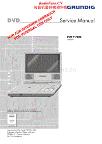 Grundig-DVDP-7500-Service-Manual电路原理图.pdf