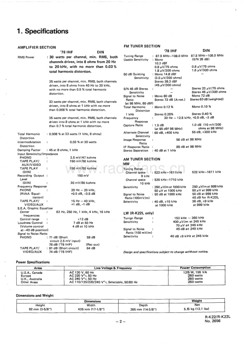 Jvc-RK-22-Service-Manual电路原理图.pdf_第3页