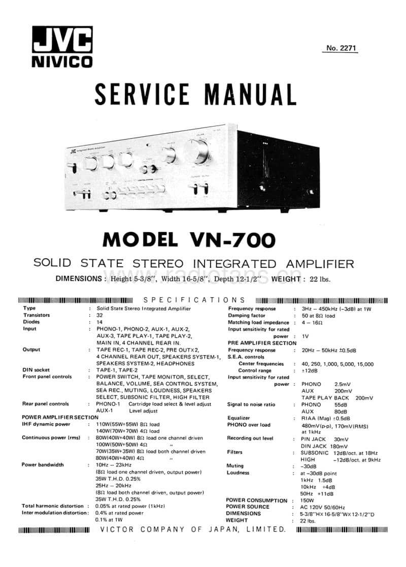 Jvc-VN-700-Service-Manual电路原理图.pdf_第1页
