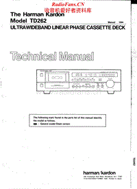 Harman-Kardon-TD-262-Service-Manual电路原理图.pdf