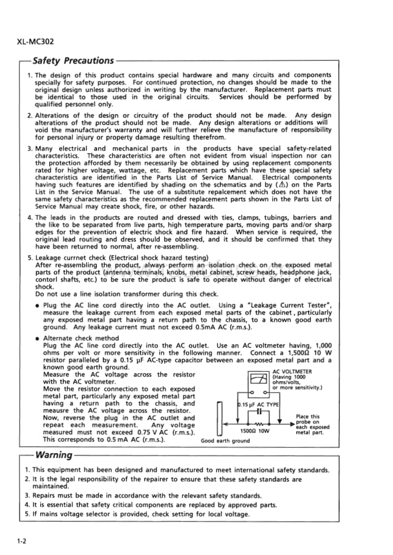 Jvc-XLMC-302-Service-Manual电路原理图.pdf_第2页