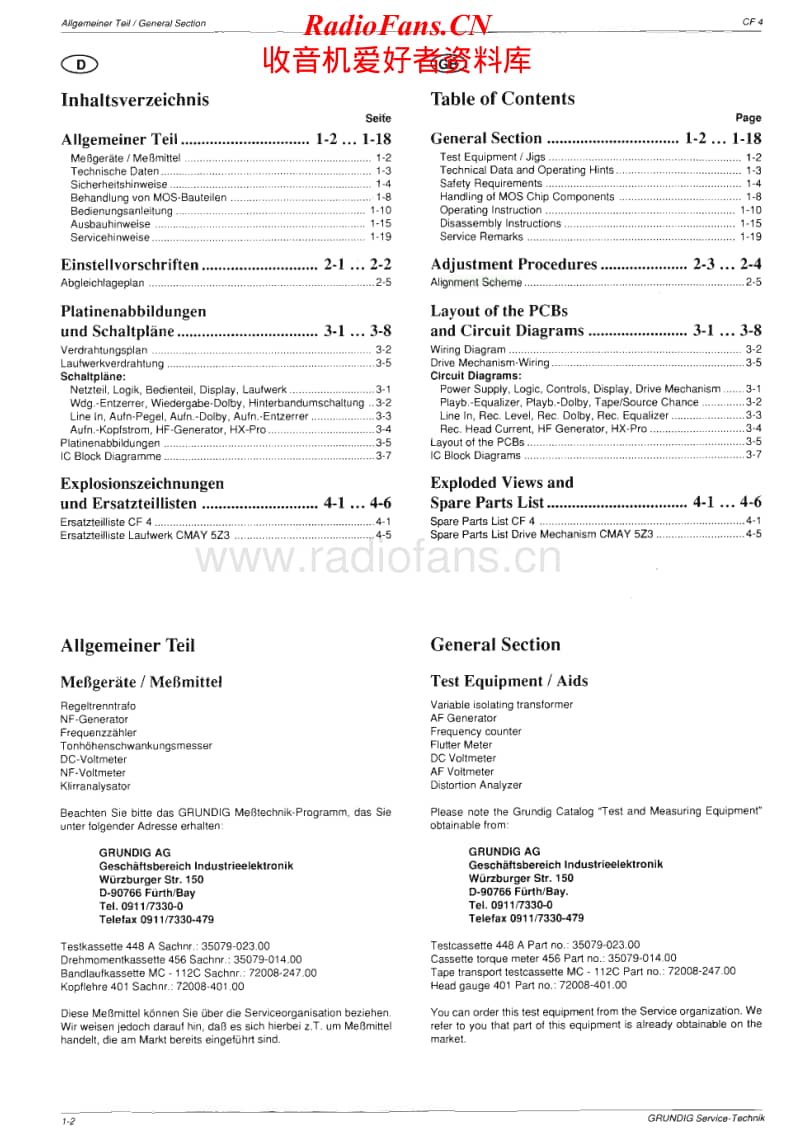 Grundig-CF-4-Service-Manual电路原理图.pdf_第2页