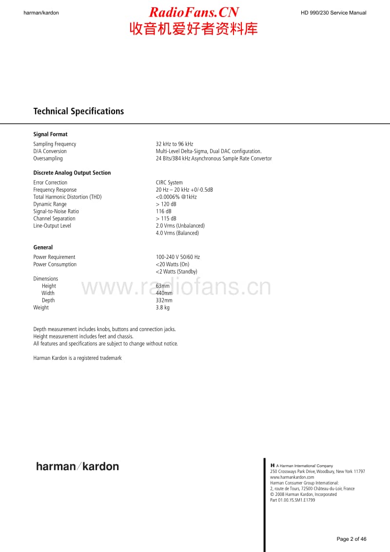 Harman-Kardon-HD-990-230-Service-Manual电路原理图.pdf_第2页