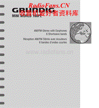 Grundig-MiniWorld-100-PE-Owners-Manual电路原理图.pdf