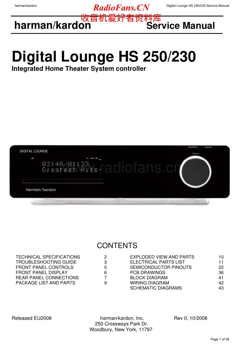 Harman-Kardon-Digital-Lounge-HS250-Service-Manual电路原理图.pdf_第1页