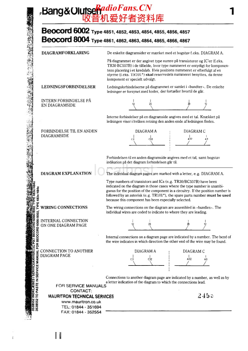 Bang-Olufsen-Beocord_6002-Service-Manual-2电路原理图.pdf_第1页