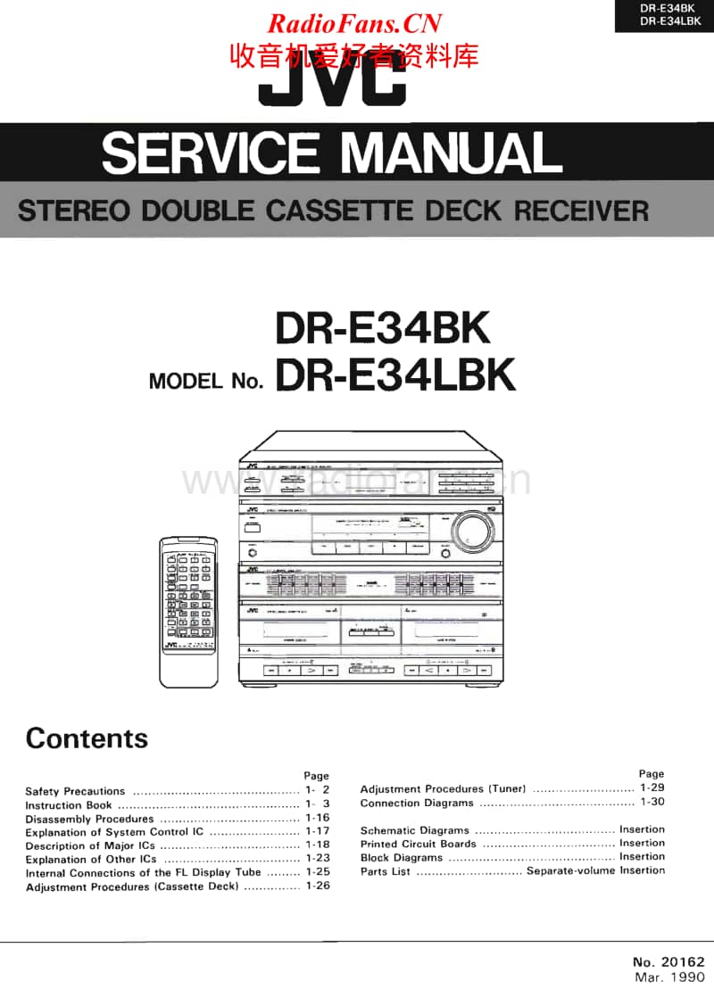 Jvc-DRE-34-BK-Service-Manual电路原理图.pdf_第1页