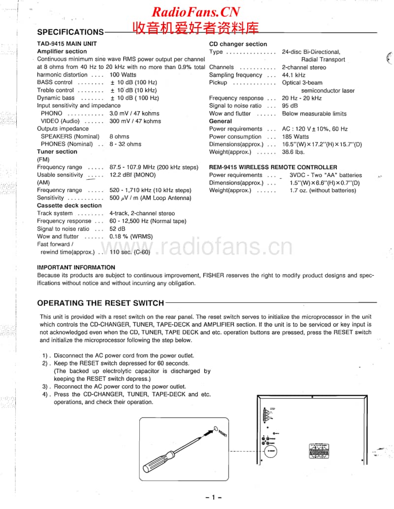 Fisher-TAD-9415-Service-Manual电路原理图.pdf_第2页