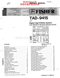 Fisher-TAD-9415-Service-Manual电路原理图.pdf